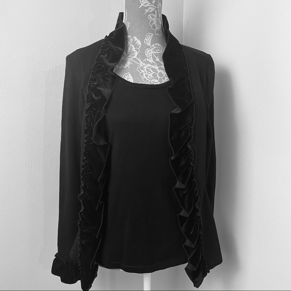 Elementz Attached Sweater (Combo)   Black. Sz S